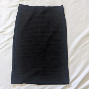 Loft Midi Length Pencil Skirt, Color Black Size XS
